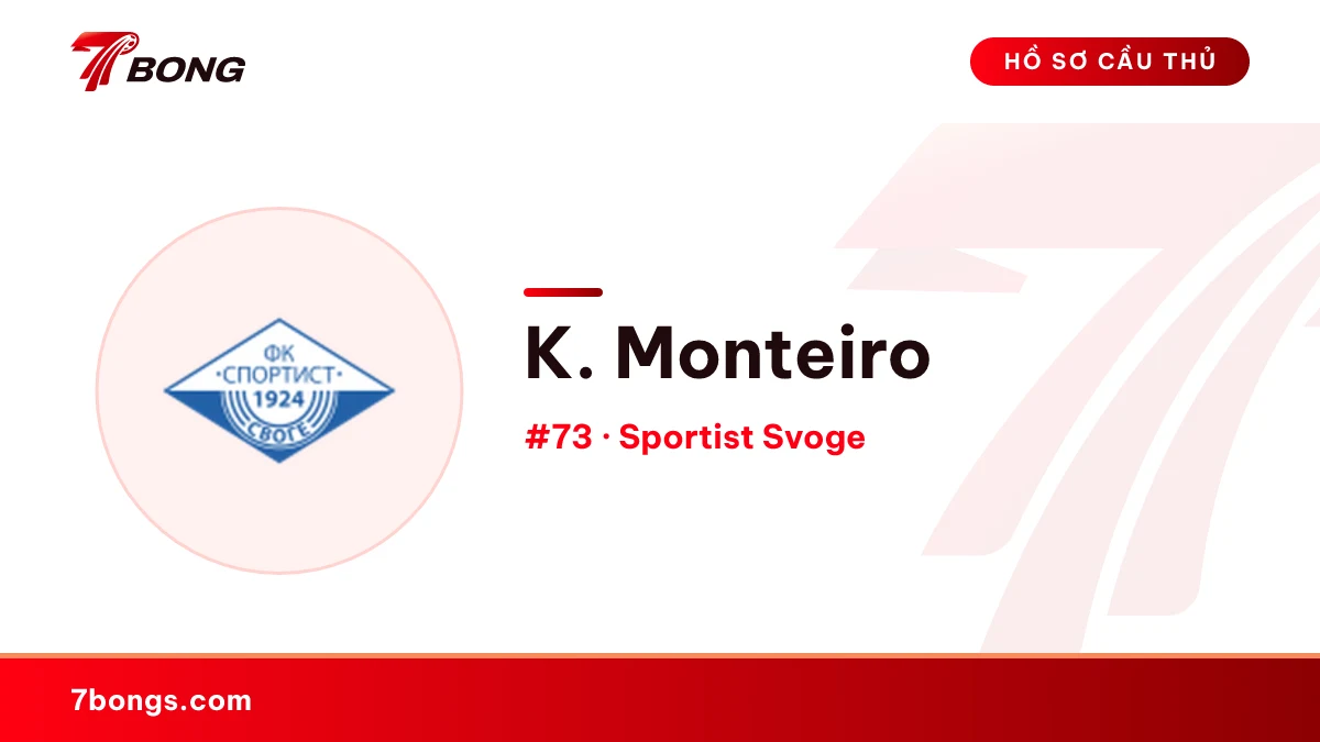 K. Monteiro — Sportist Svoge