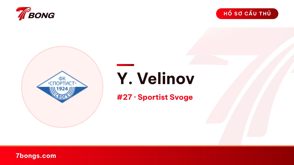 Y. Velinov — Sportist Svoge
