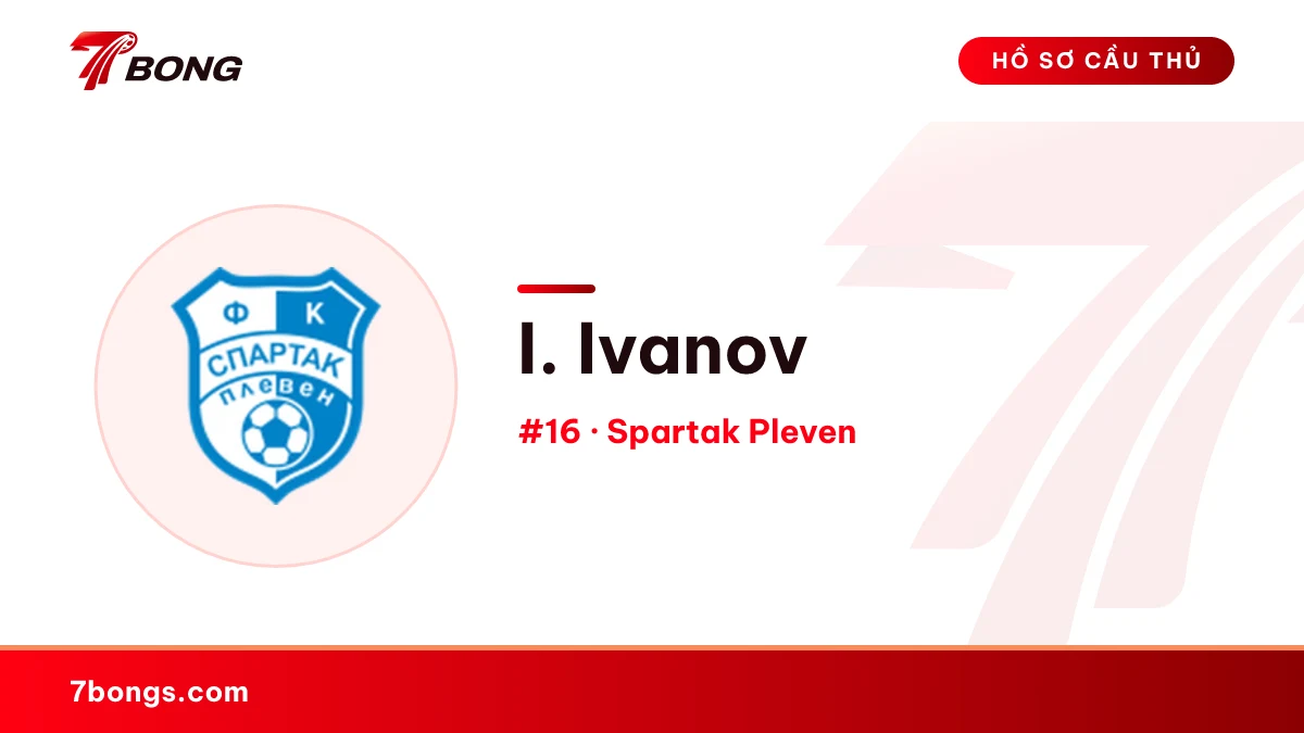 I. Ivanov — Spartak Pleven