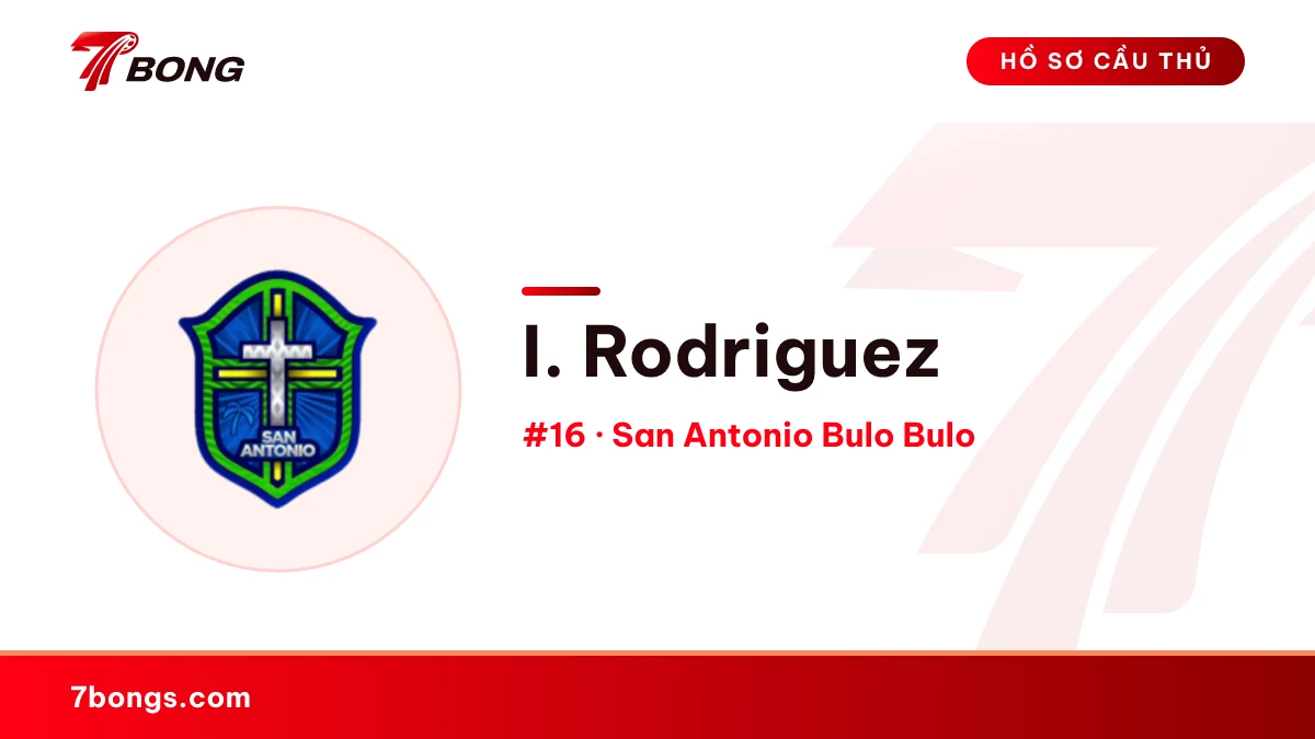 I. Rodriguez — San Antonio Bulo Bulo