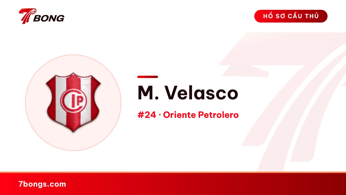 M. Velasco — Oriente Petrolero