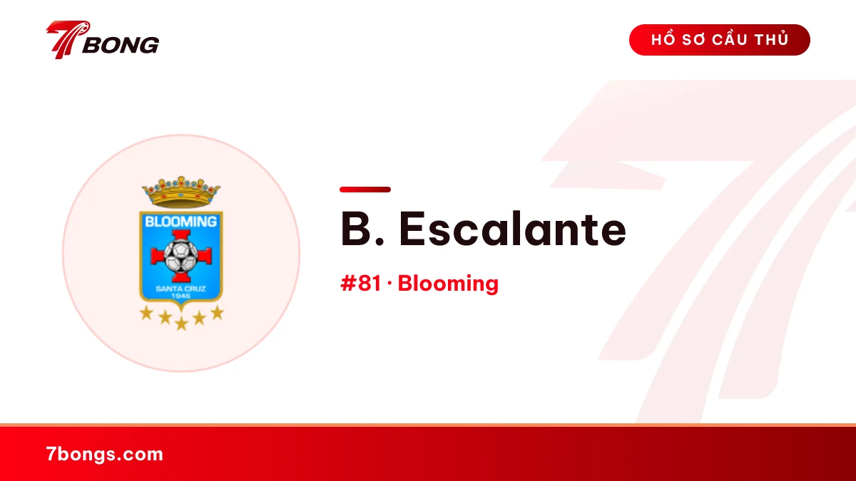 B. Escalante — Blooming