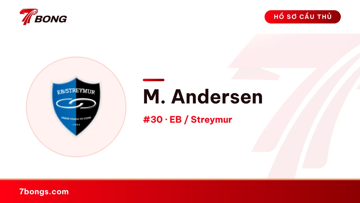 M. Andersen — EB / Streymur