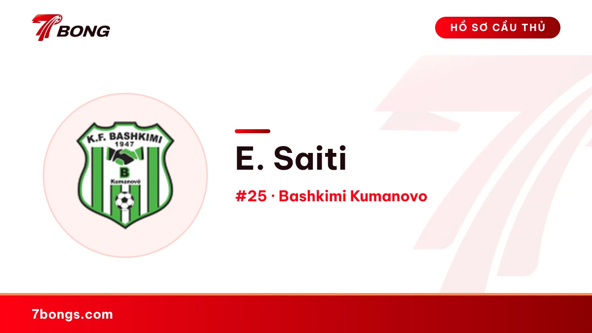 E. Saiti — Bashkimi Kumanovo