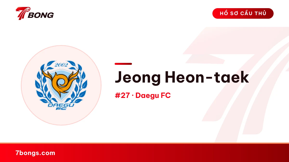 Jeong Heon-taek — Daegu FC
