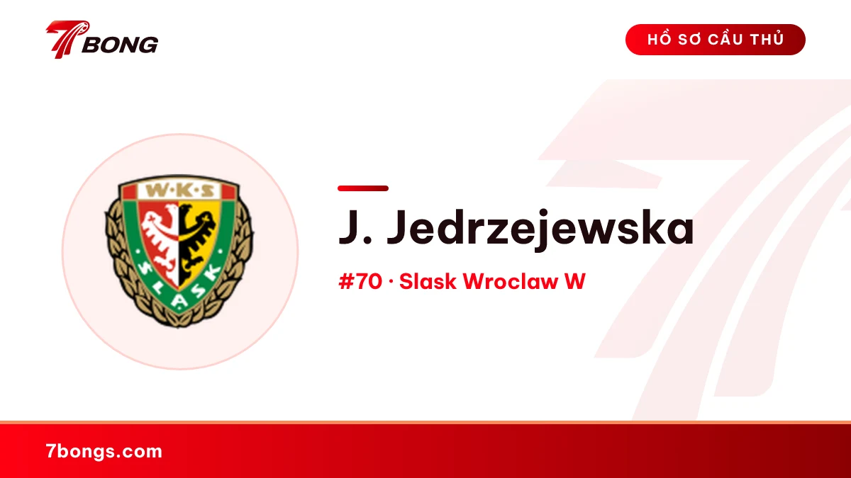 J. Jedrzejewska — Slask Wroclaw W