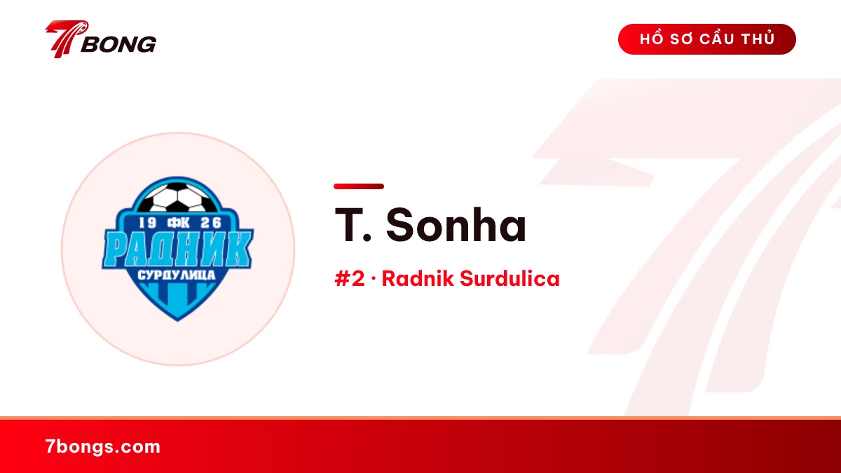 T. Sonha — Radnik Surdulica