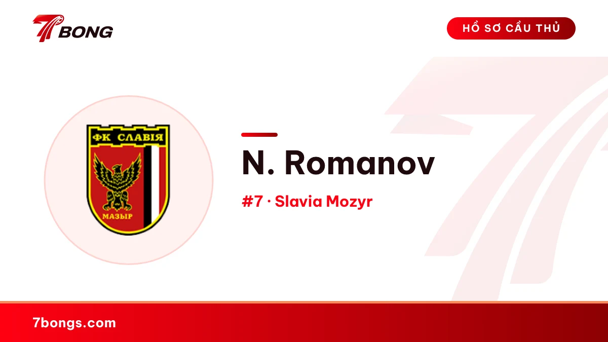 N. Romanov — Slavia Mozyr