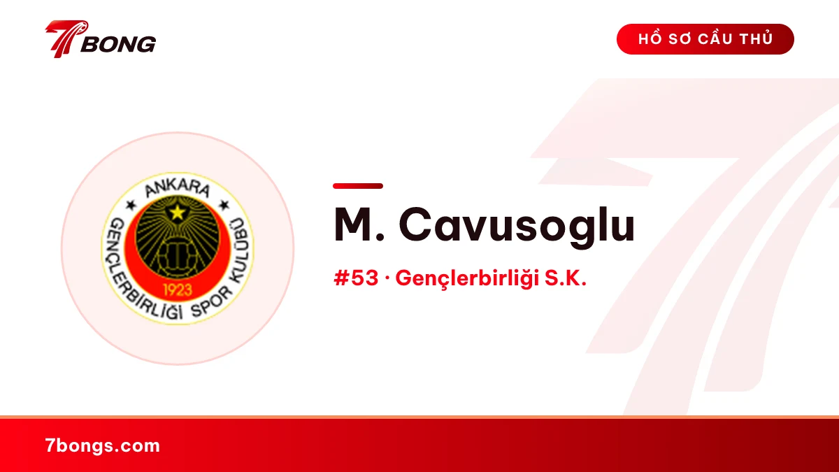 M. Cavusoglu — Gençlerbirliği S.K.