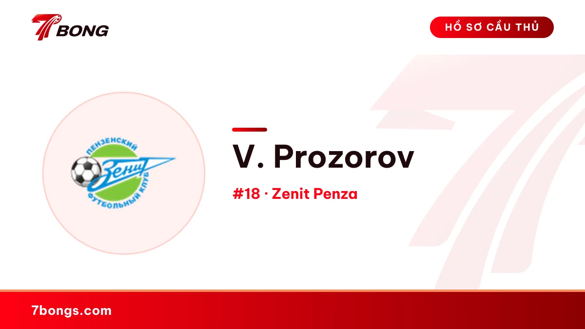 V. Prozorov — Zenit Penza
