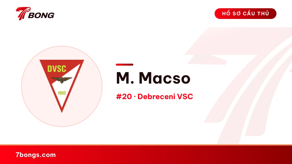 M. Macso — Debreceni VSC