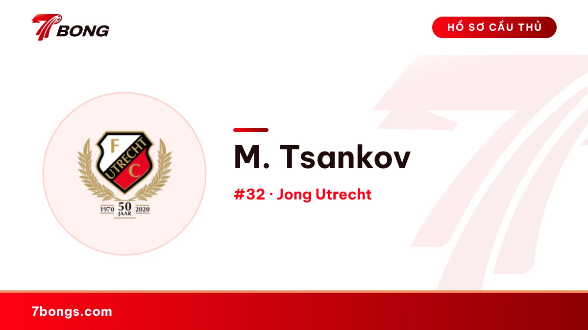 M. Tsankov — Jong Utrecht