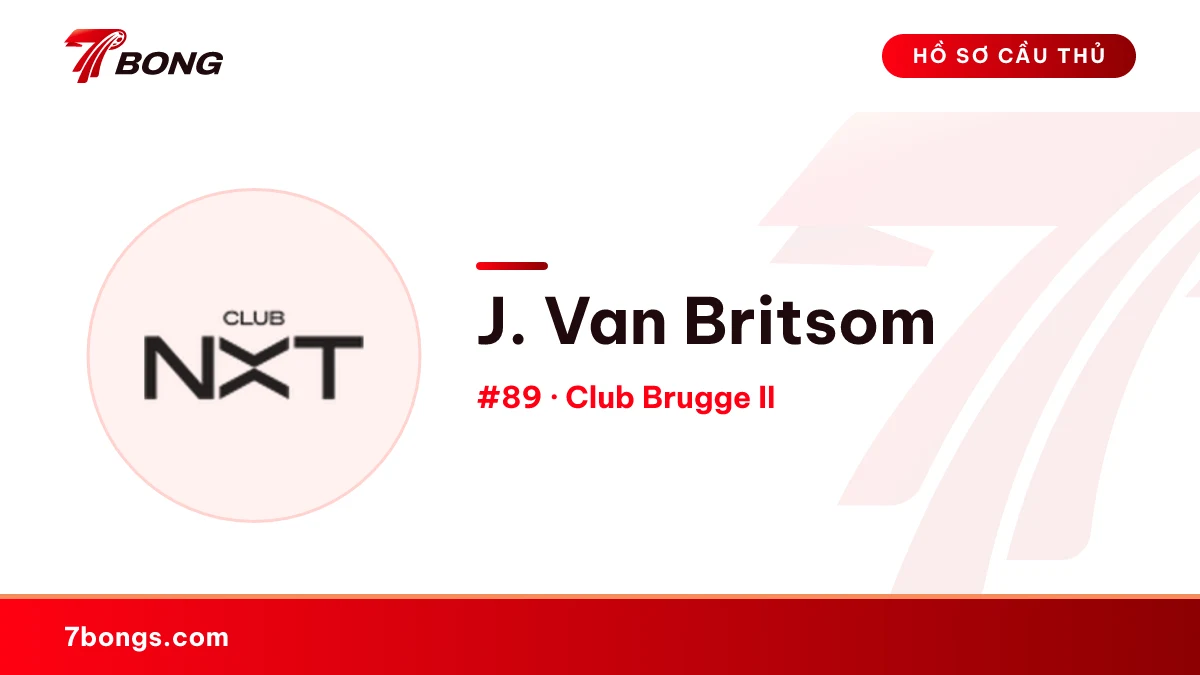J. Van Britsom — Club Brugge II