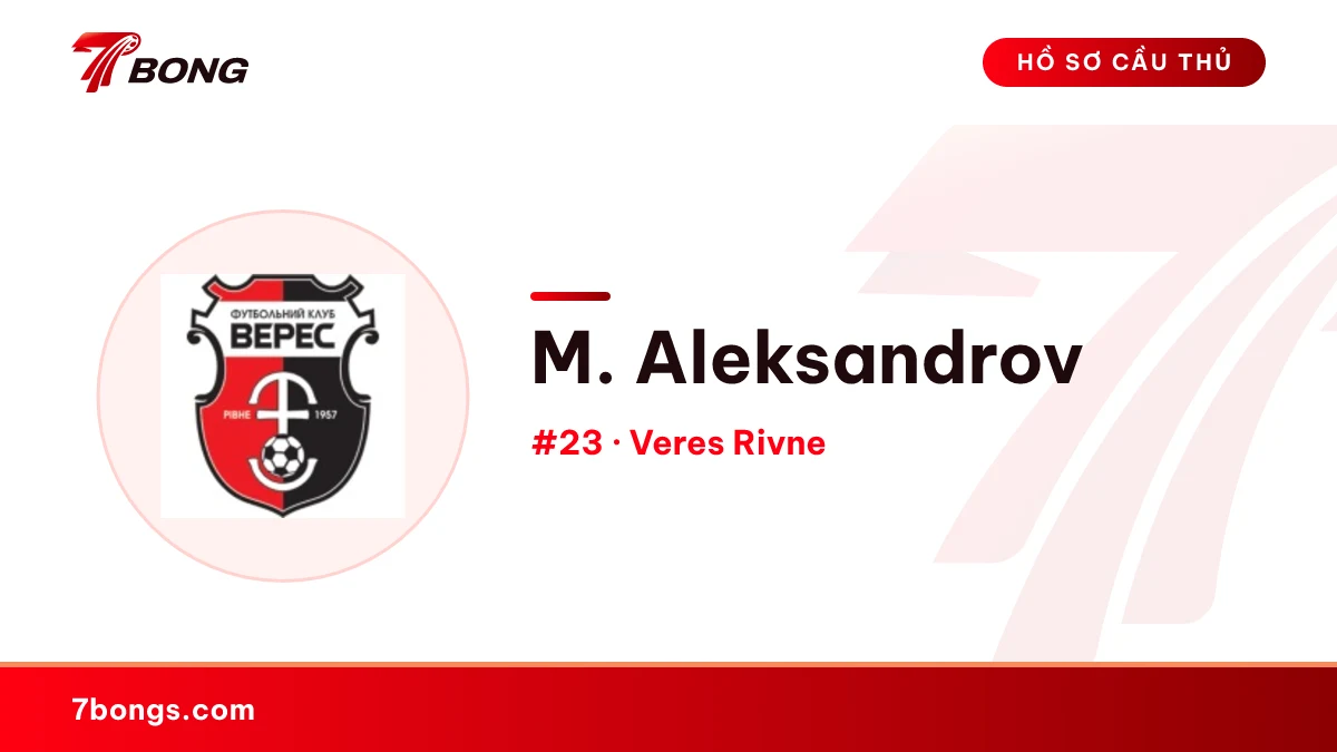 M. Aleksandrov — Veres Rivne