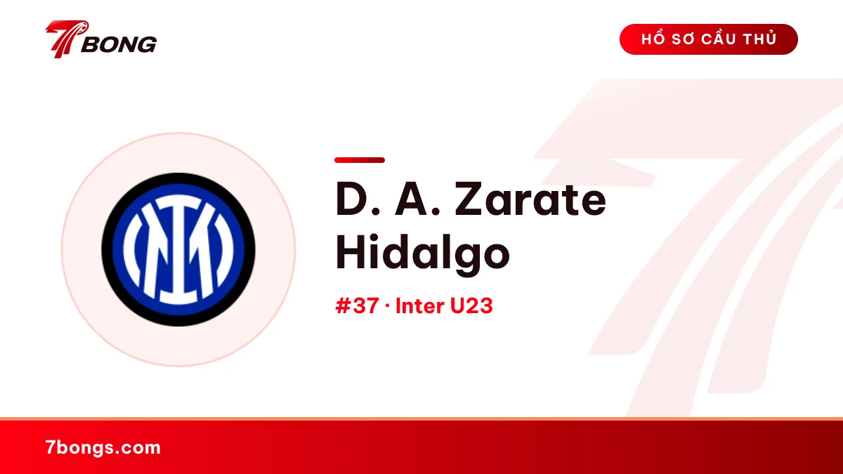 D. A. Zarate Hidalgo — Inter U23