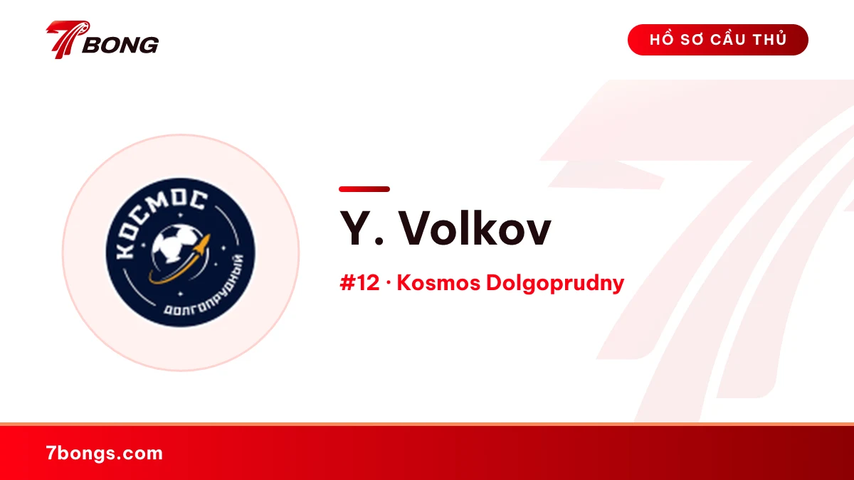 Y. Volkov — Kosmos Dolgoprudny