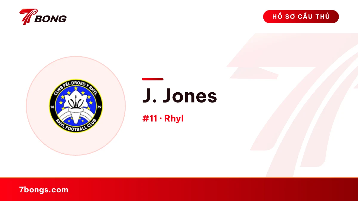 J. Jones — Rhyl