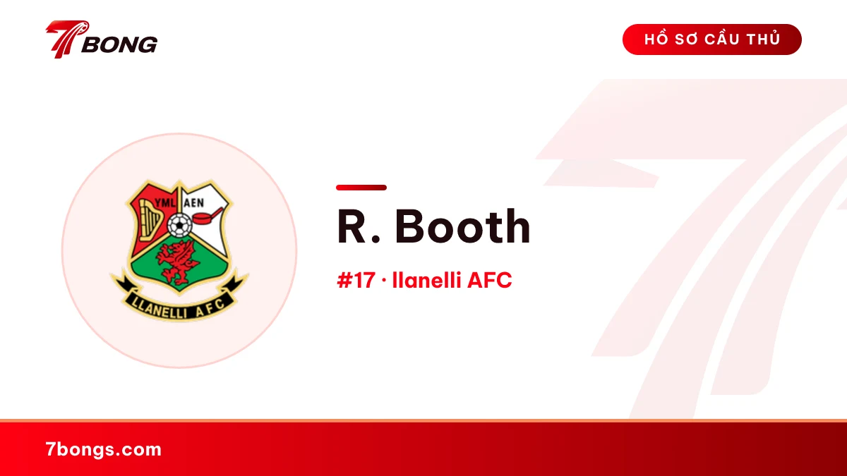 R. Booth — llanelli AFC