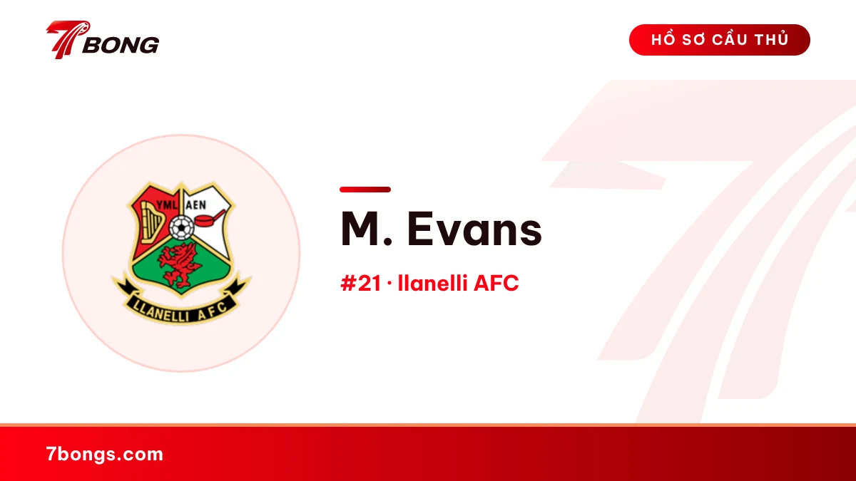 M. Evans — llanelli AFC