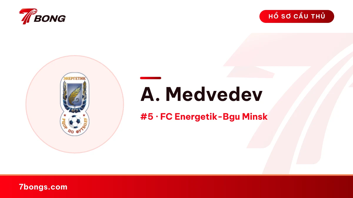 A. Medvedev — FC Energetik-Bgu Minsk