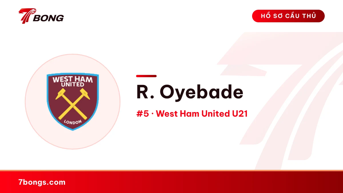 R. Oyebade — West Ham United U21