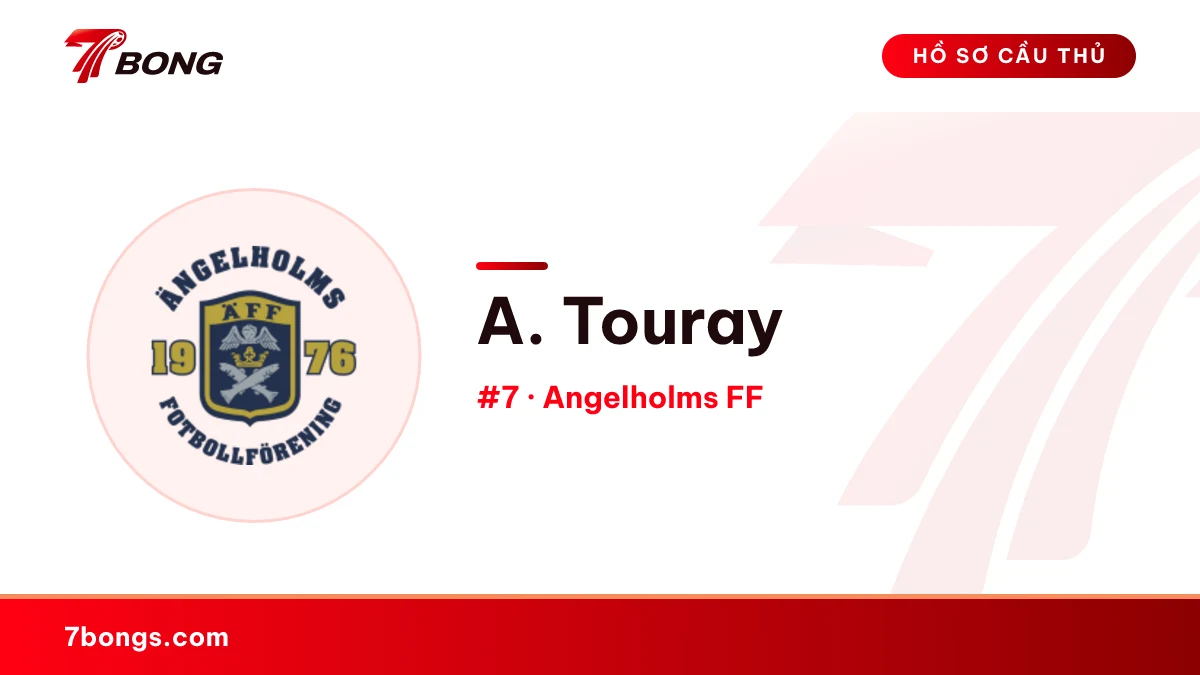 A. Touray — Angelholms FF