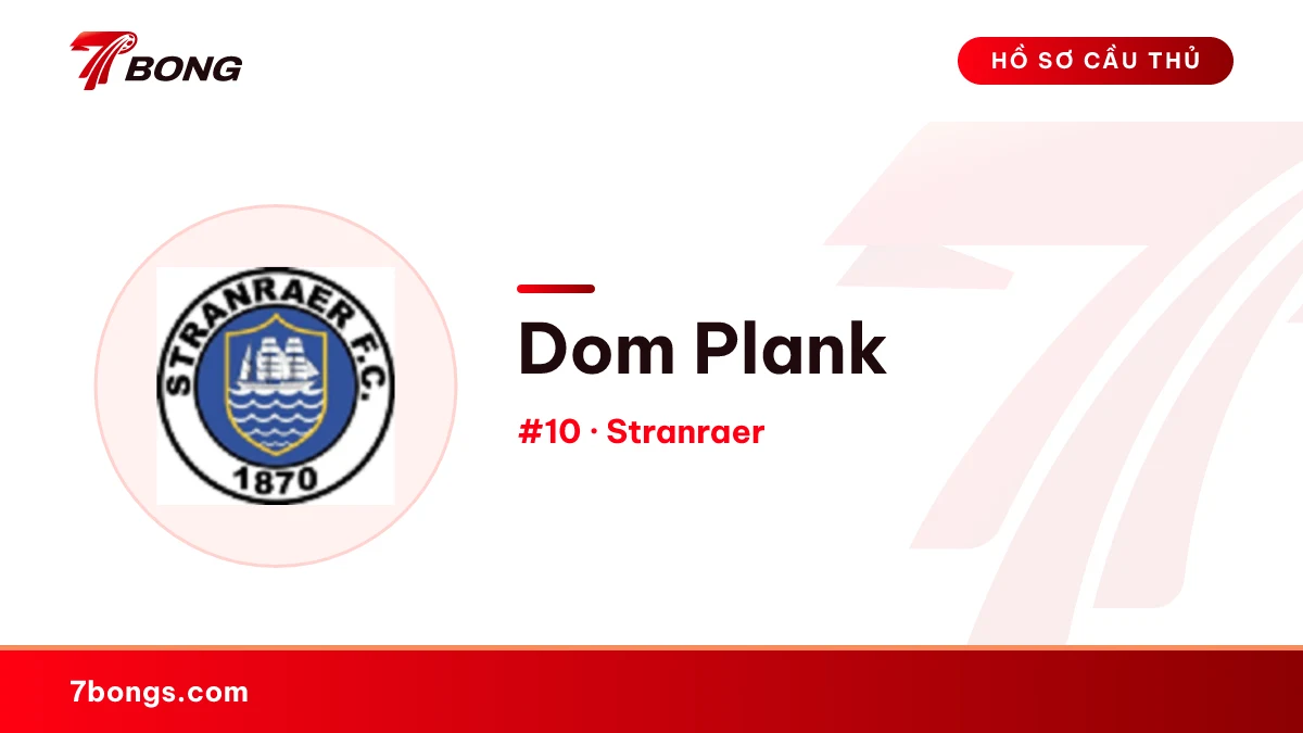 Dom Plank — Stranraer
