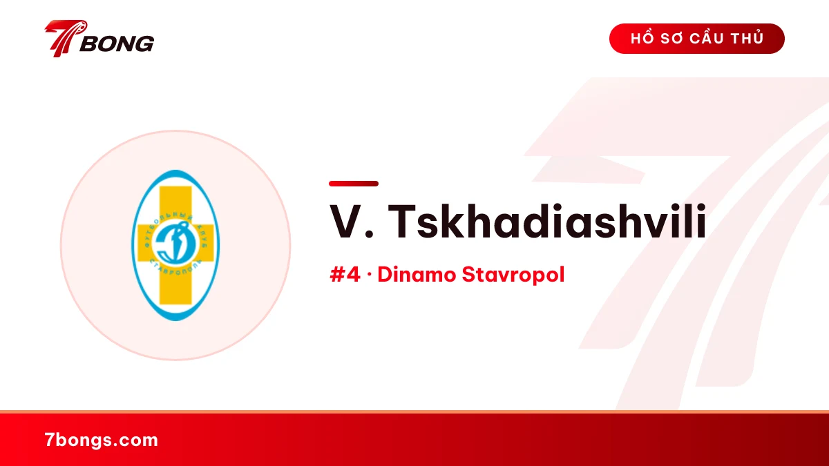 V. Tskhadiashvili — Dinamo Stavropol