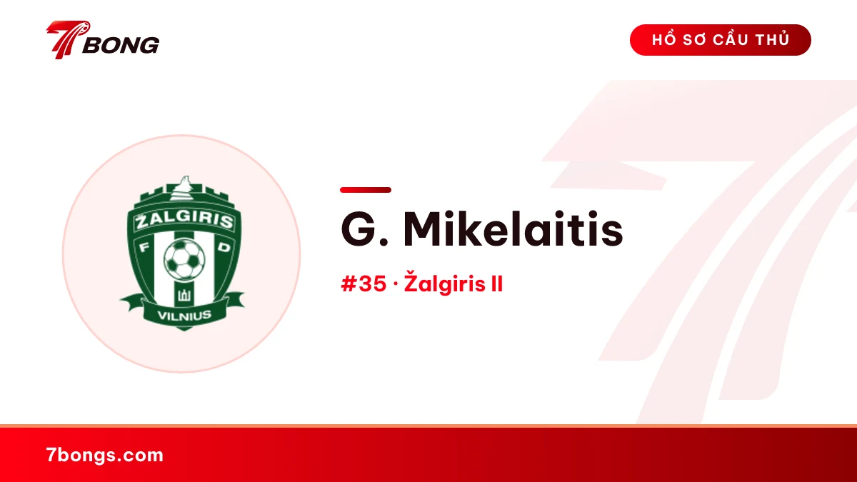 G. Mikelaitis — Žalgiris II