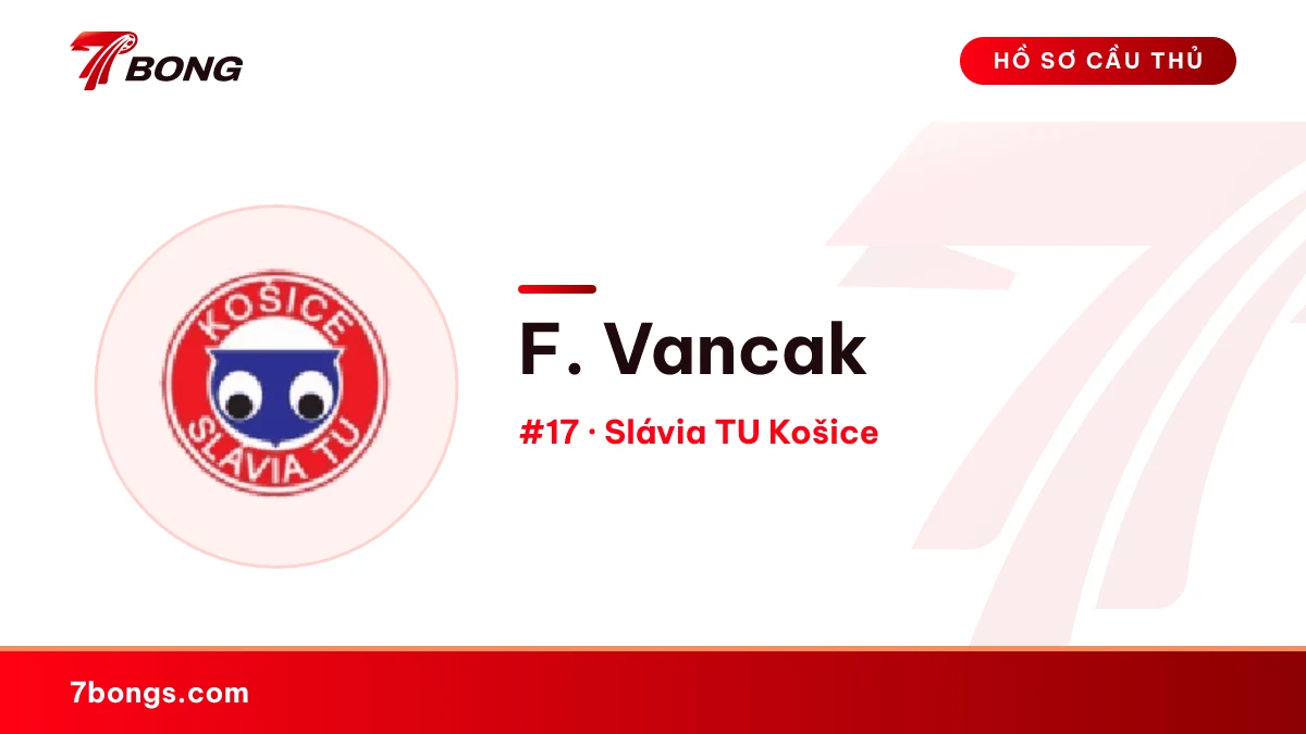 F. Vancak — Slávia TU Košice
