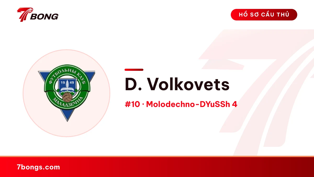 D. Volkovets — Molodechno-DYuSSh 4