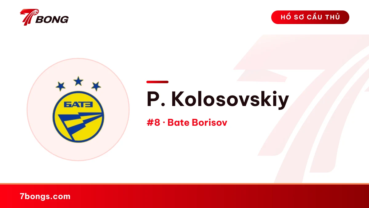 P. Kolosovskiy — Bate Borisov