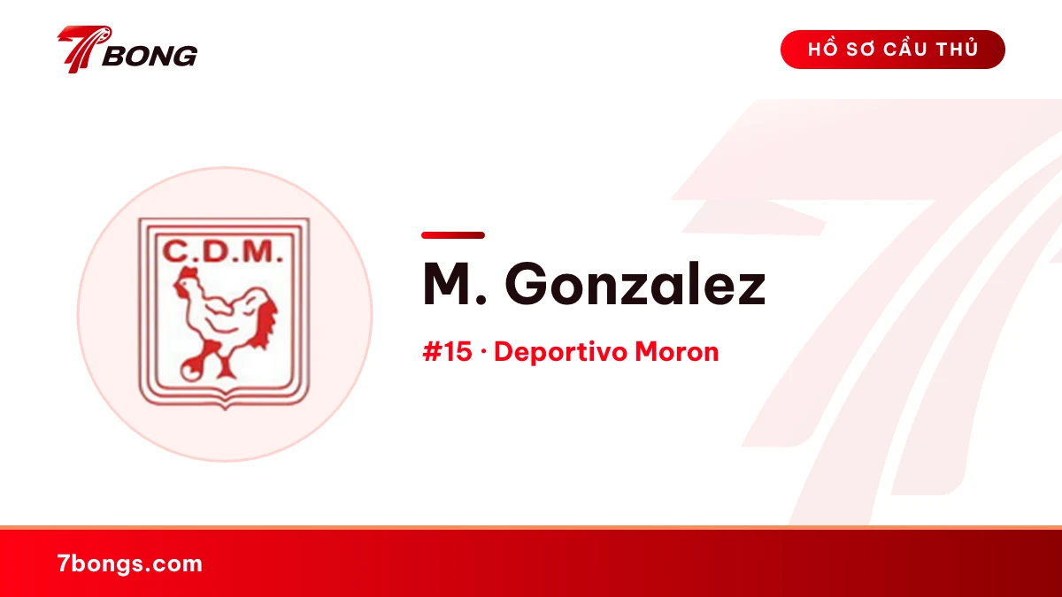 M. Gonzalez — Deportivo Moron