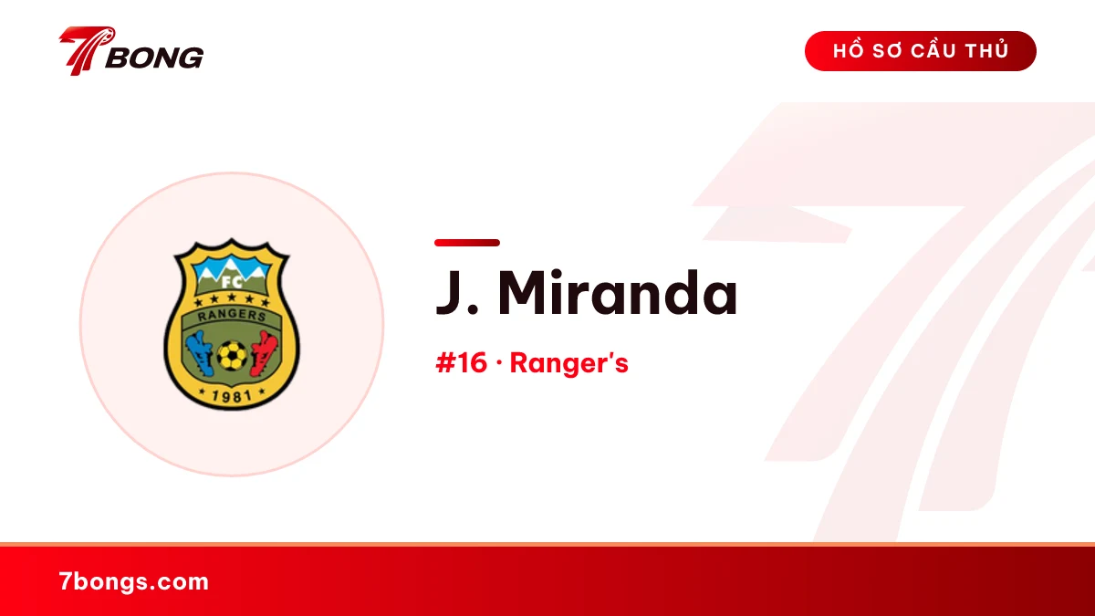 J. Miranda — Ranger's