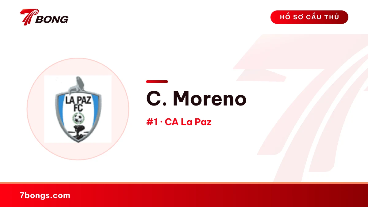 C. Moreno — CA La Paz