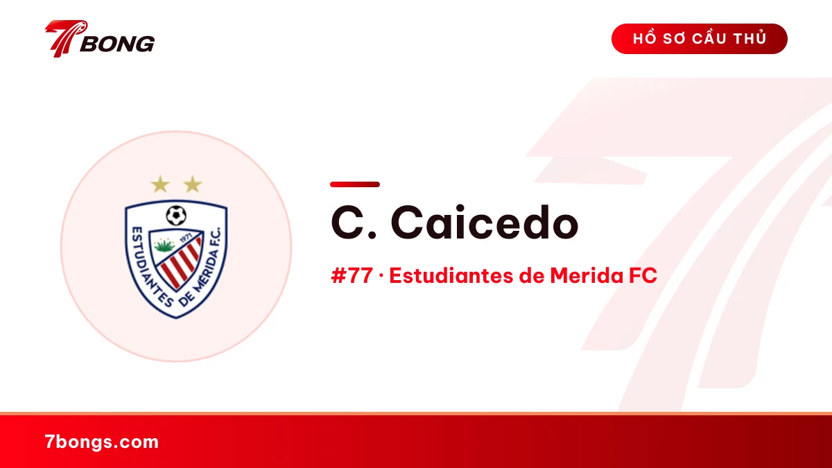 C. Caicedo — Estudiantes de Merida FC
