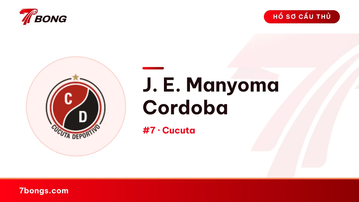 J. E. Manyoma Cordoba — Cucuta