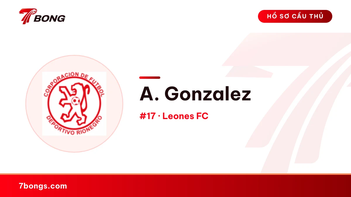 A. Gonzalez — Leones FC
