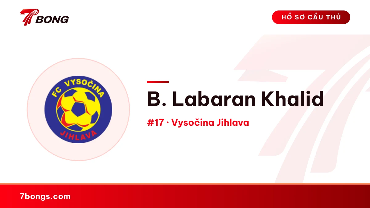 B. Labaran Khalid — Vysočina Jihlava
