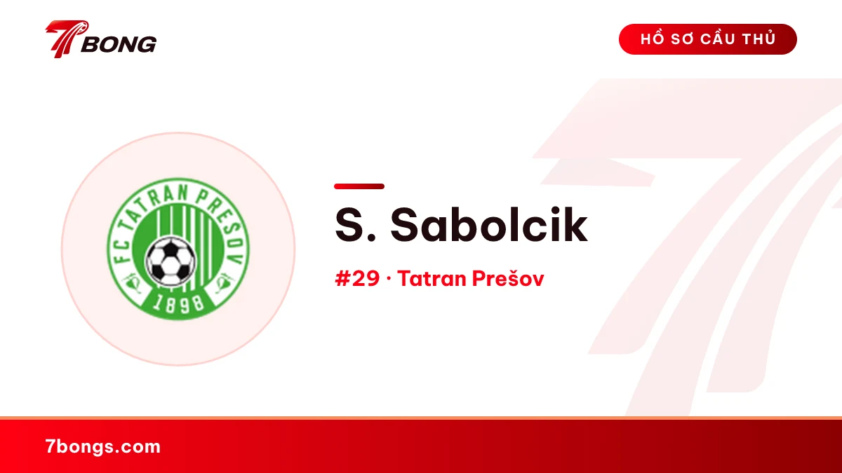 S. Sabolcik — Tatran Prešov