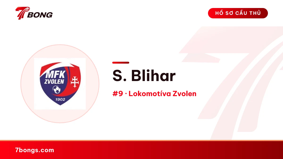 S. Blihar — Lokomotíva Zvolen