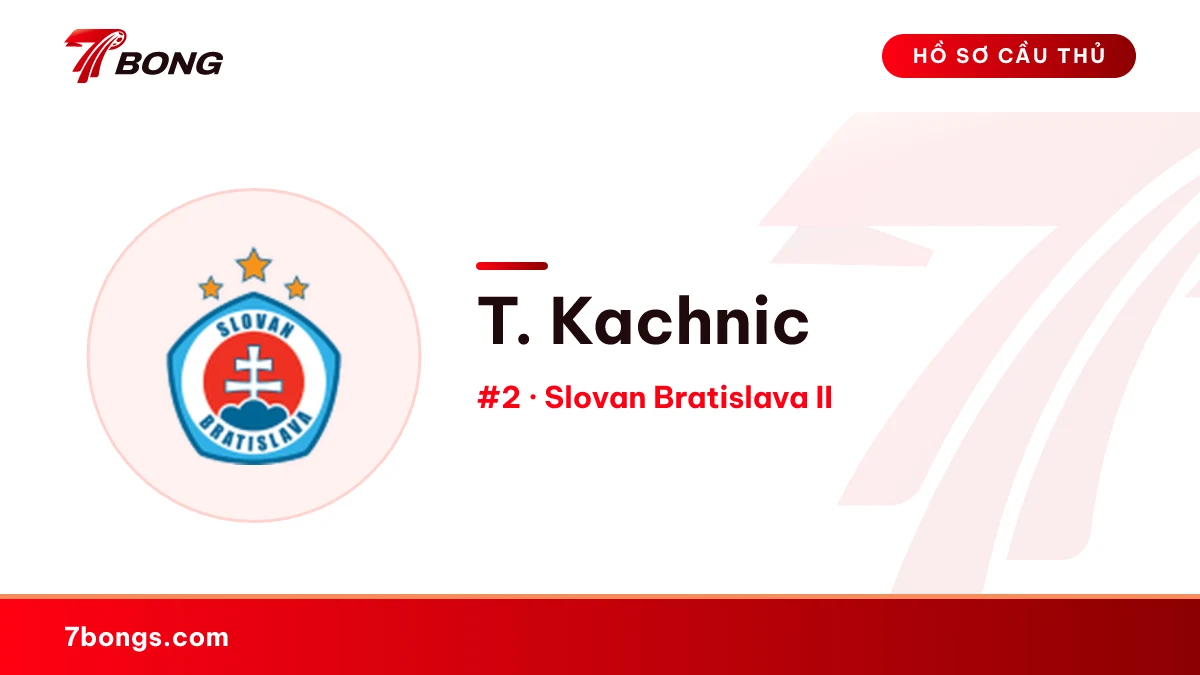 T. Kachnic — Slovan Bratislava II