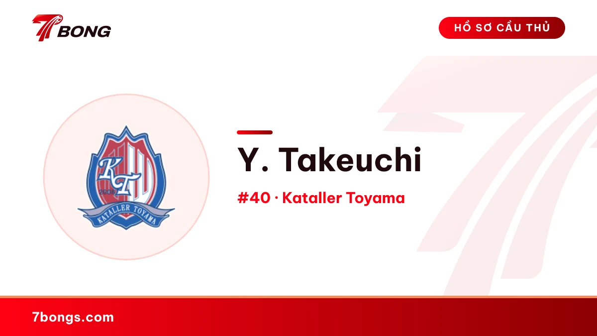 Y. Takeuchi — Kataller Toyama