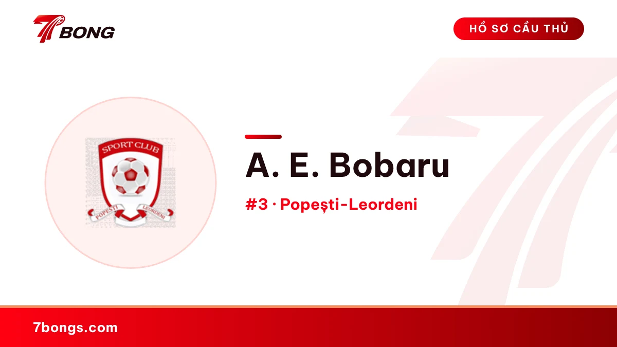 A. E. Bobaru — Popești-Leordeni