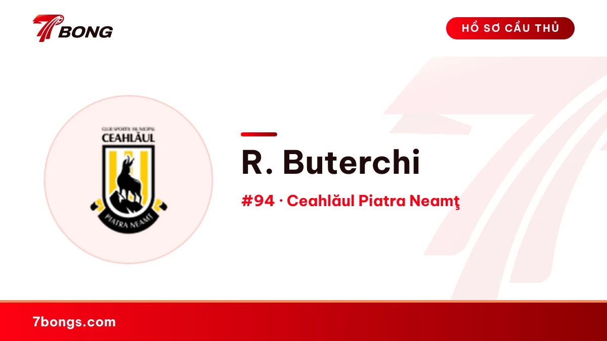 R. Buterchi — Ceahlăul Piatra Neamţ
