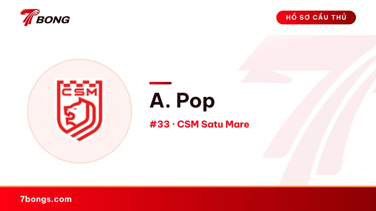 A. Pop — CSM Satu Mare