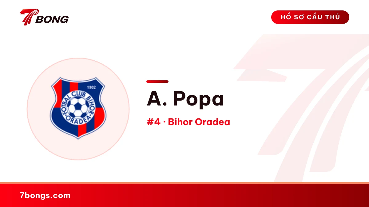 A. Popa — Bihor Oradea