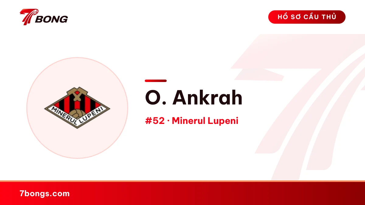 O. Ankrah — Minerul Lupeni