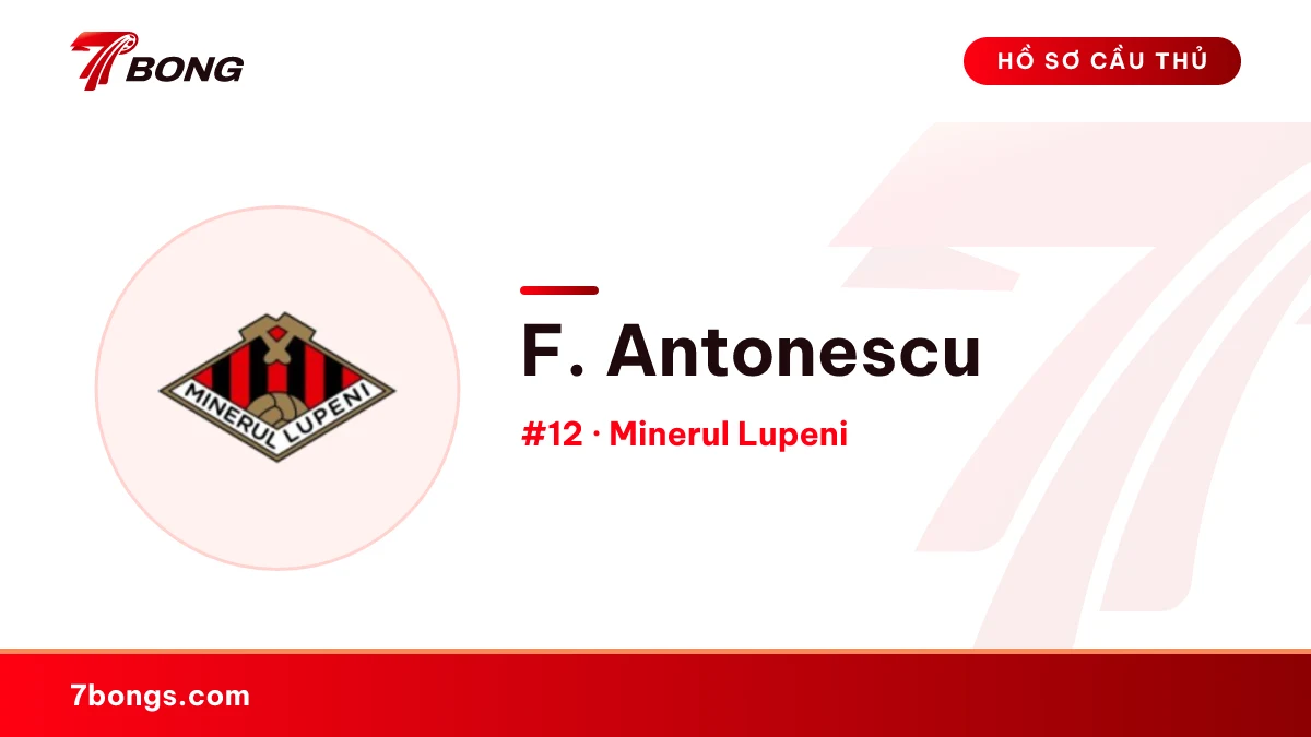 F. Antonescu — Minerul Lupeni