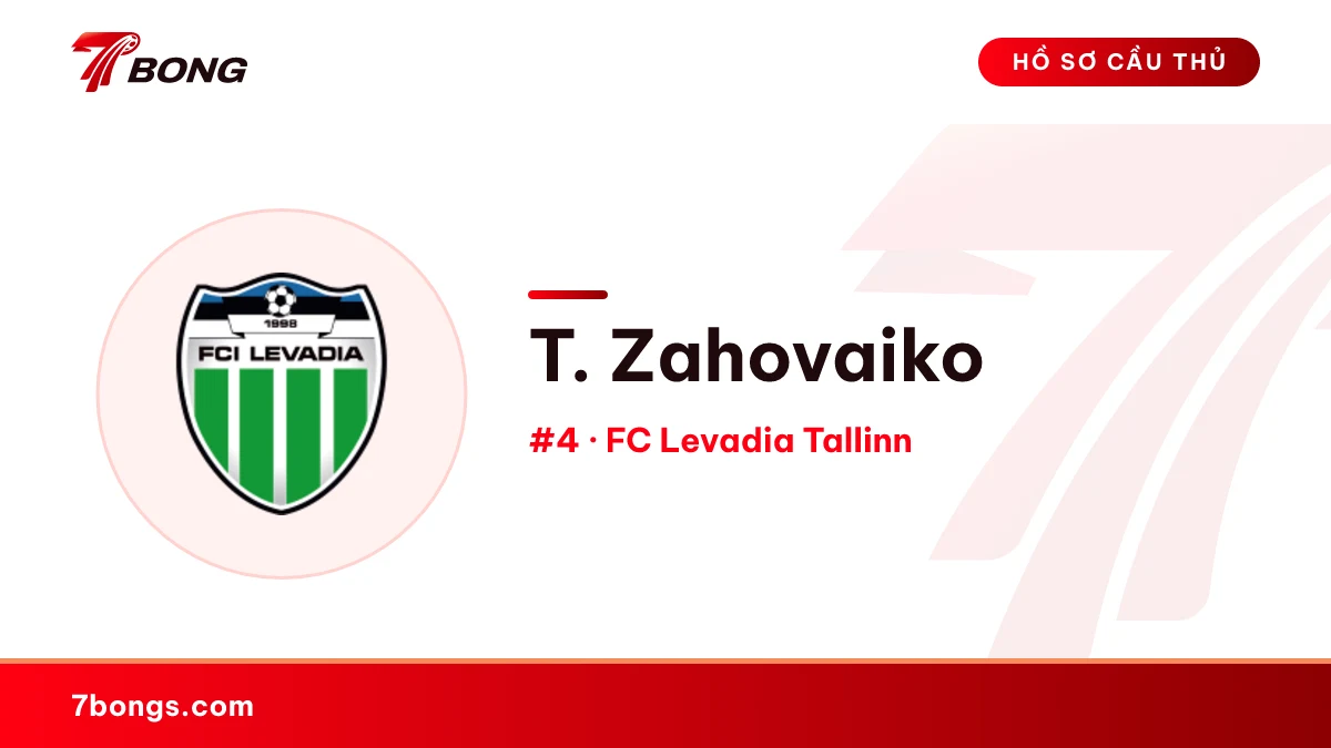 T. Zahovaiko — FC Levadia Tallinn